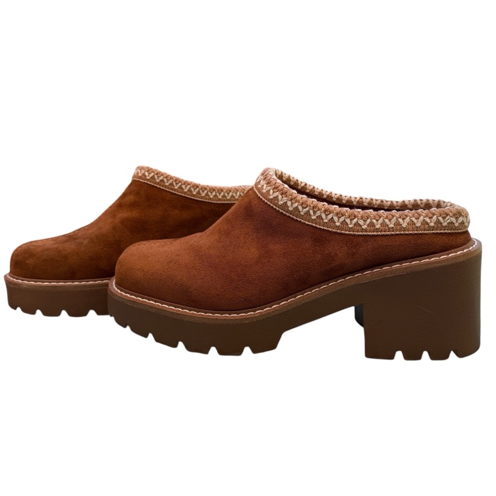 Steve Madden Brown Suede Women's Clogs size 7.5